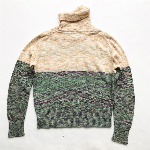 Vintage Lanval sailboat scene light knit turtle neck sweater EUC M(8Y) - Picture 9 of 9